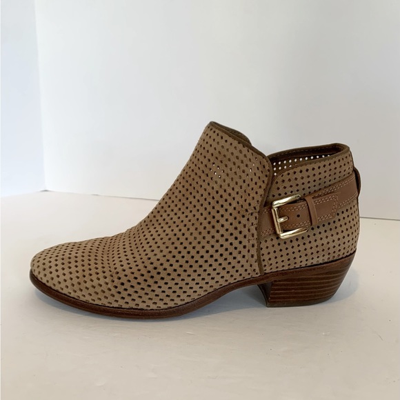 Sam Edelman Paula Perforated Leather Bootie - Picture 1 of 10